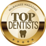 Milwaukee Magazine Top Dentists badge